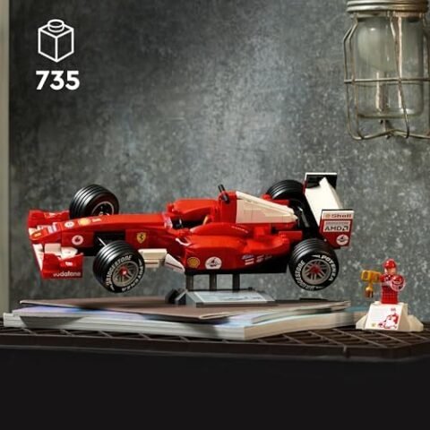 LEGO Ferrari F2004 y Michael Schumacher a 62,99€: mínimo histórico con un 30% de descuento