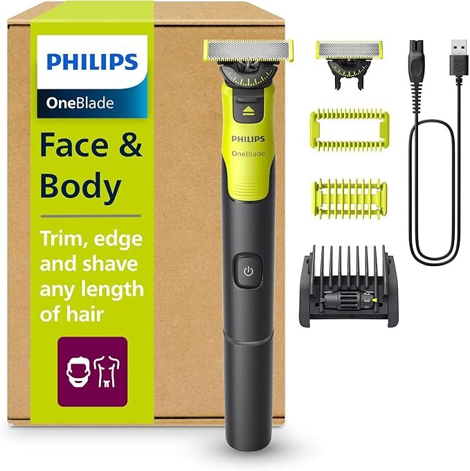 Philips OneBlade 360 a 49,19 € (-28 %): recorta, perfila y afeita barba y cuerpo