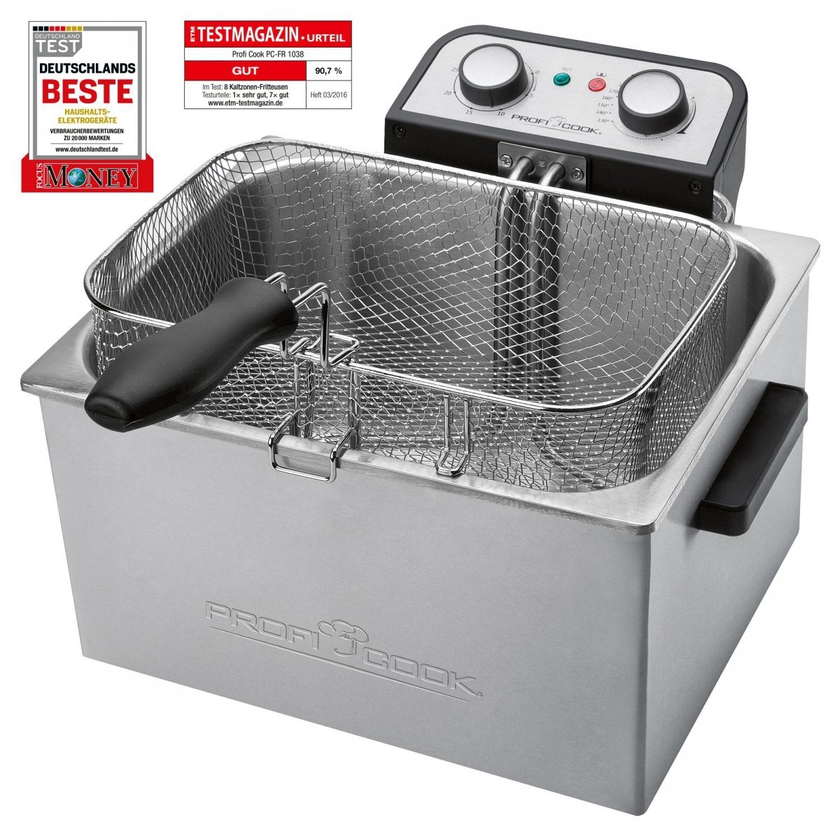 Freidora Proficook FR 1038 de 5 litros